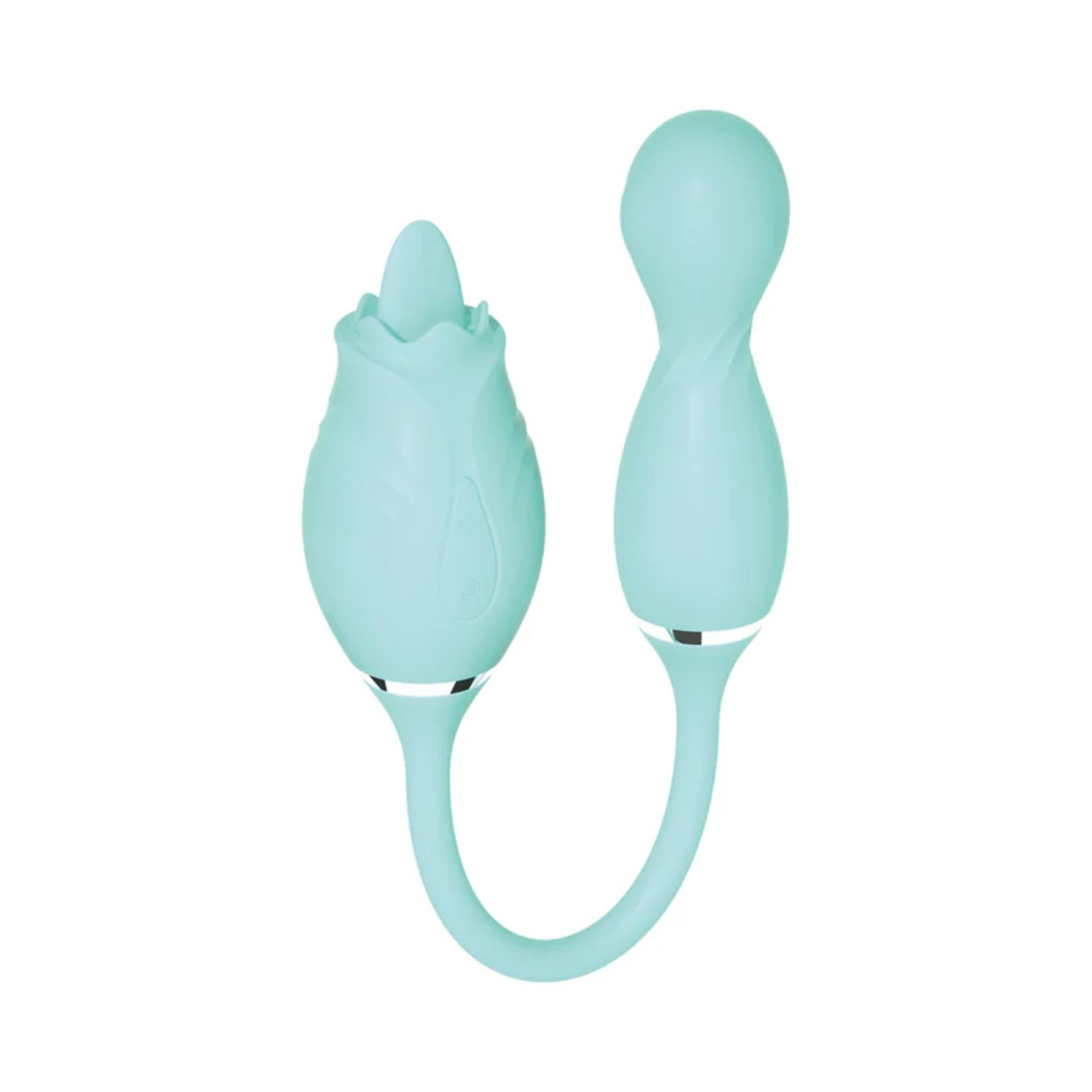 Blaze Exciter Rechargeable Silicone Dual Stimulating Vibrator