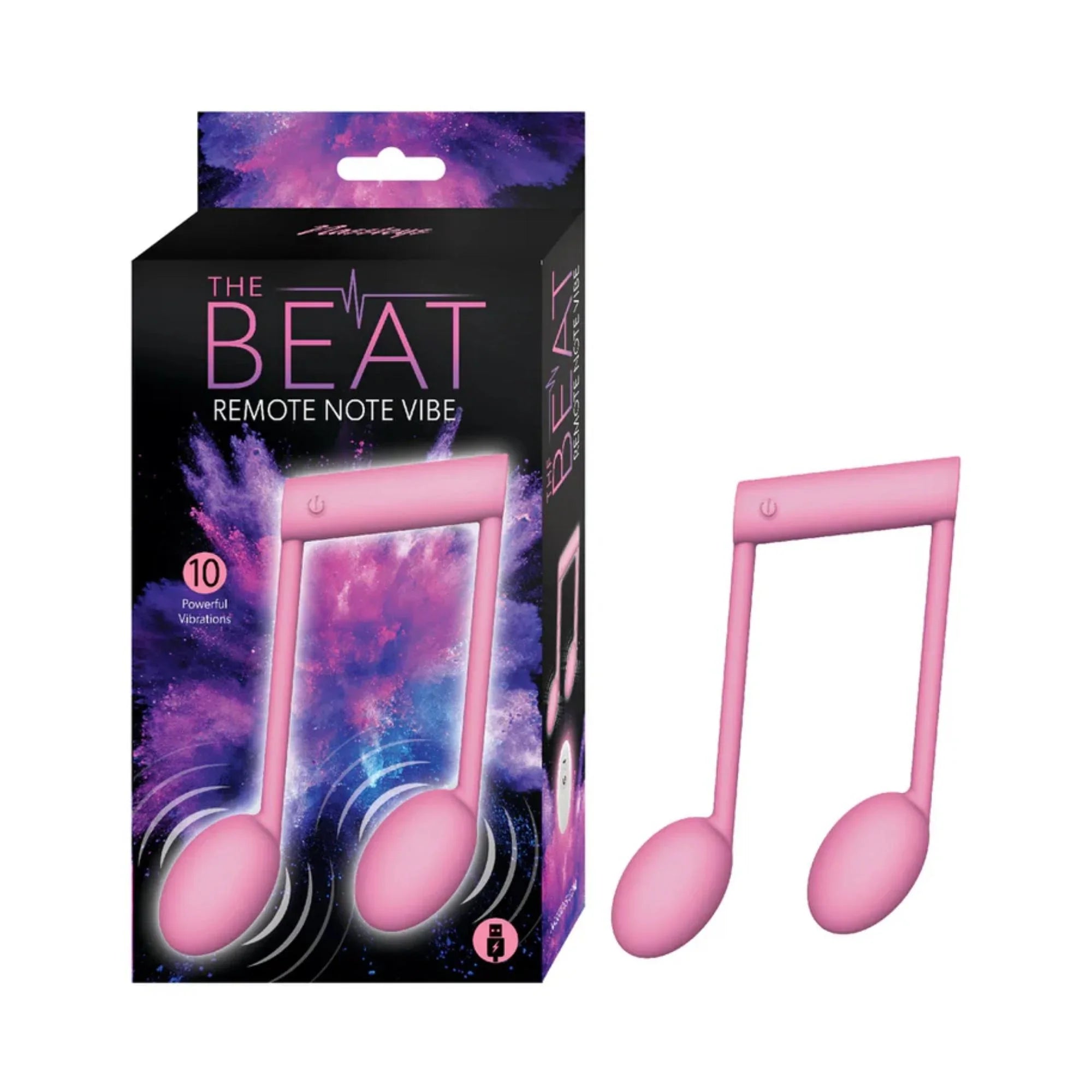 The Beat Rechargeable Silicone Note Vibrator