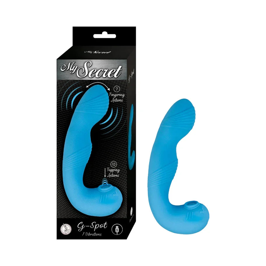 My Secret G-Spot Rechargeable Silicone Vibrator with Clitoral Stimulator
