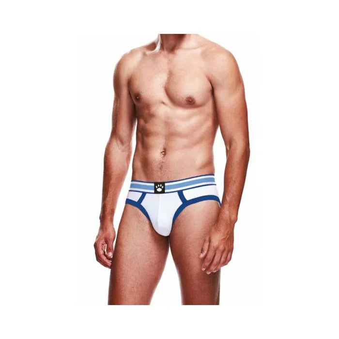 Prowler White/Blue Brief