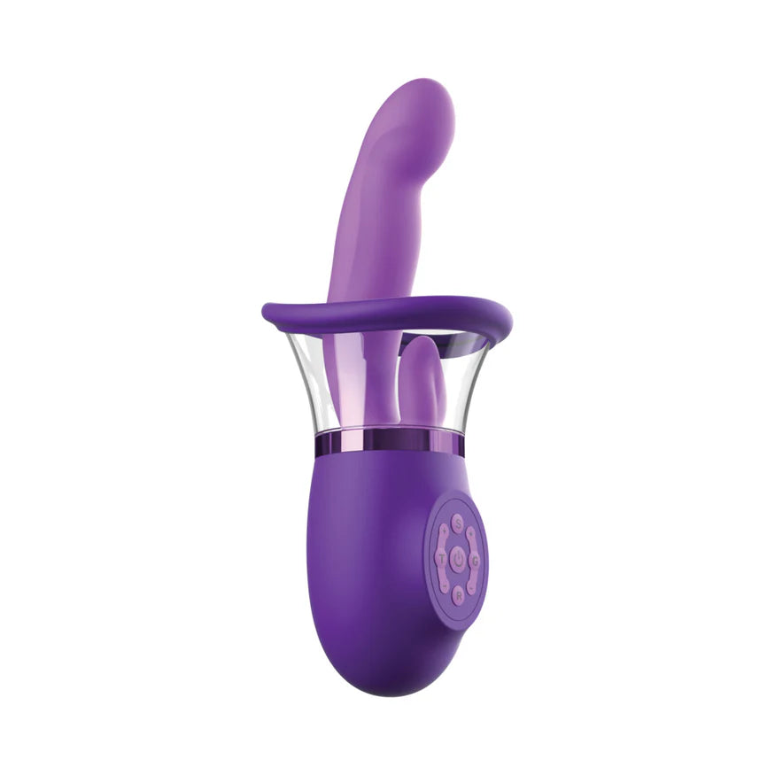 Fantasy for Her Ultimate Pleasure Pro Plus Rechargeable Vibrator with a Clitoral Stimulator