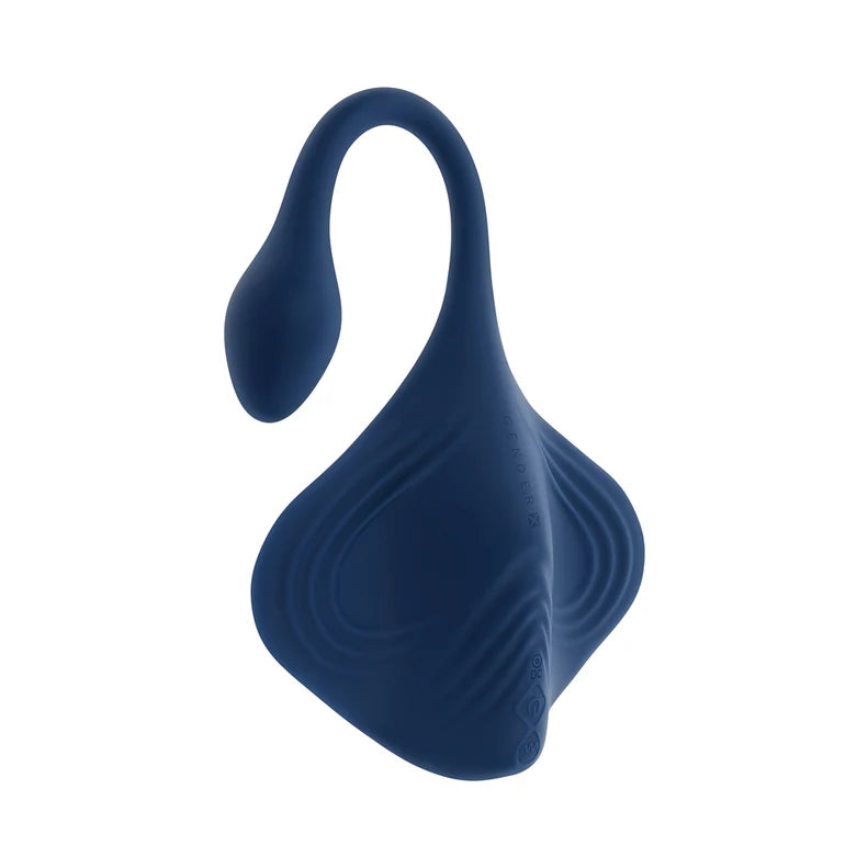 Gender X Daily Grind Rechargeable Silicone Vibrator – Dual Stim Stingray Design