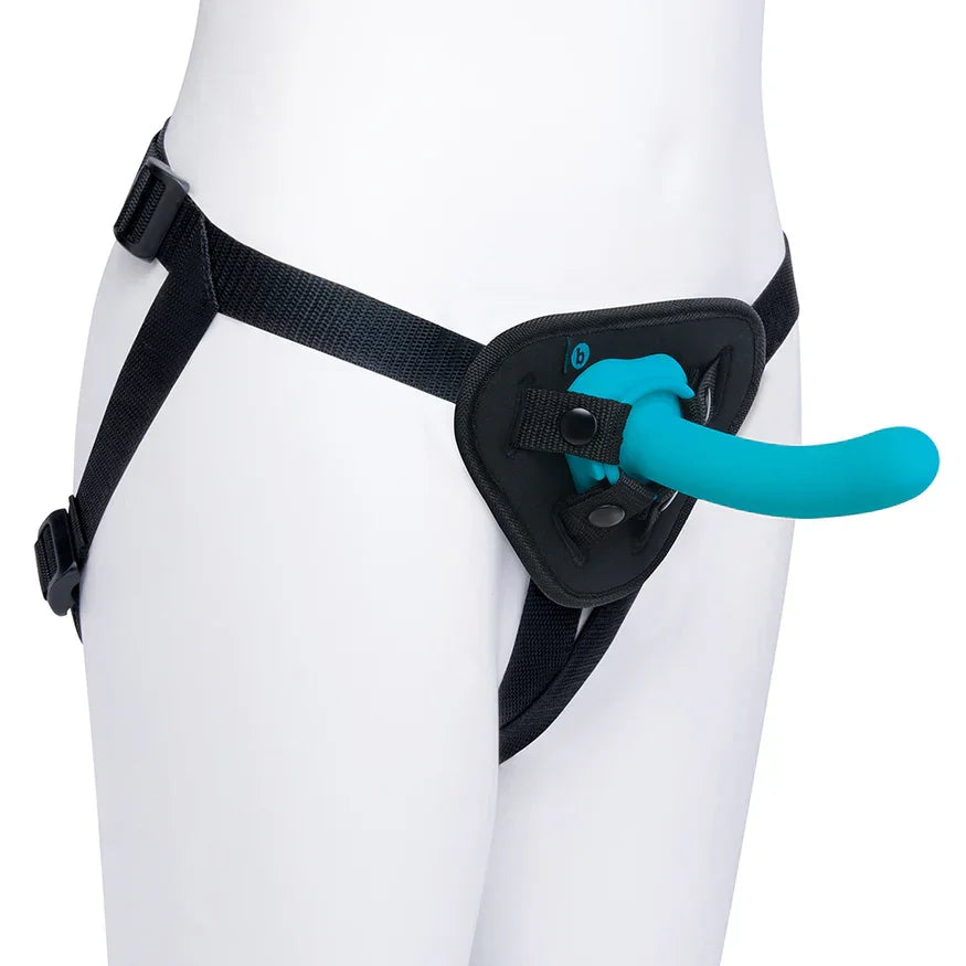 B Vibe Everybody Strap On Harness Set with Silicone Dildo Peg 6in