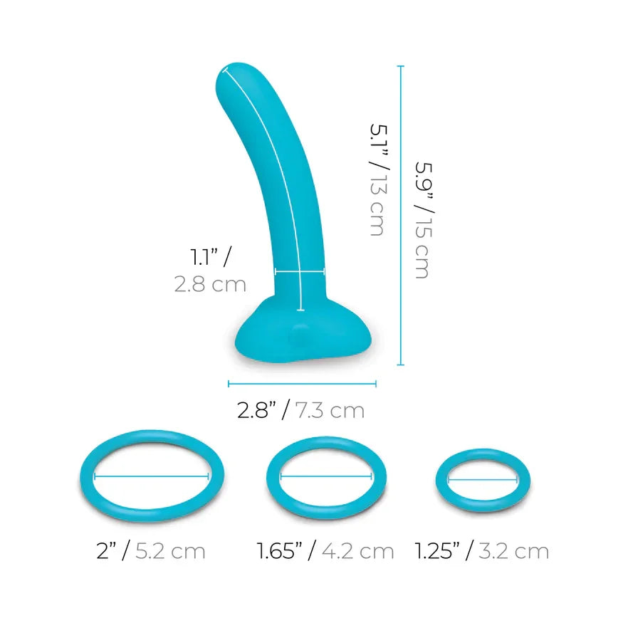 B Vibe Everybody Strap On Harness Set with Silicone Dildo Peg 6in