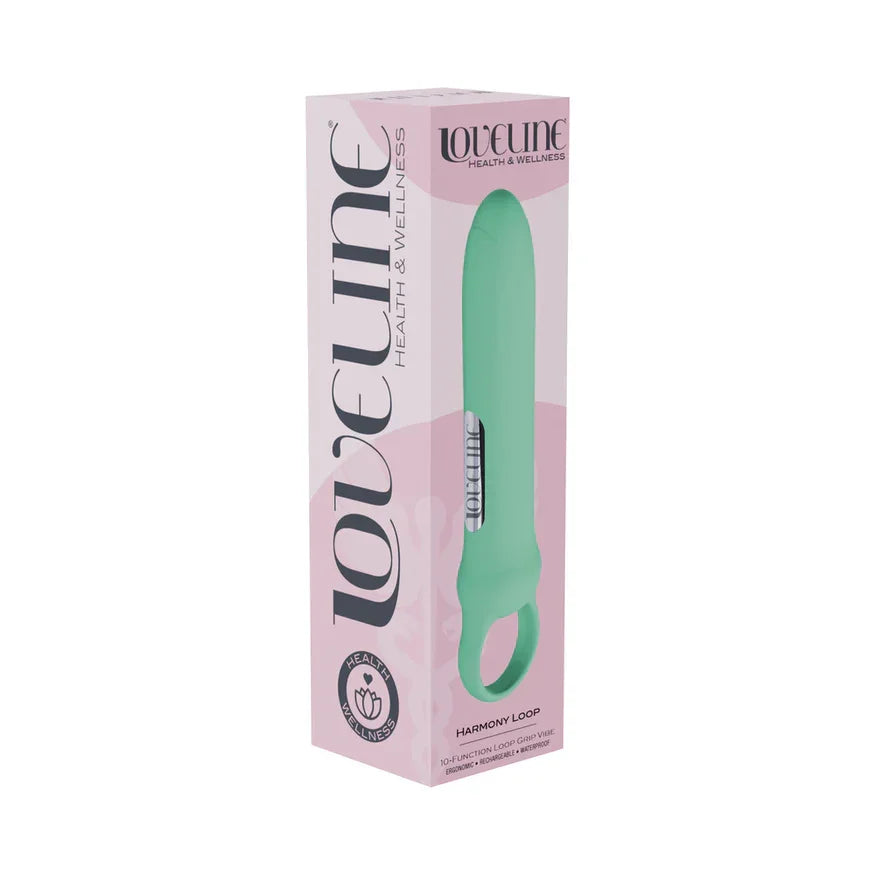 Loveline Harmony Loop Grip 10 Function Rechargeable Silicone Vibrator