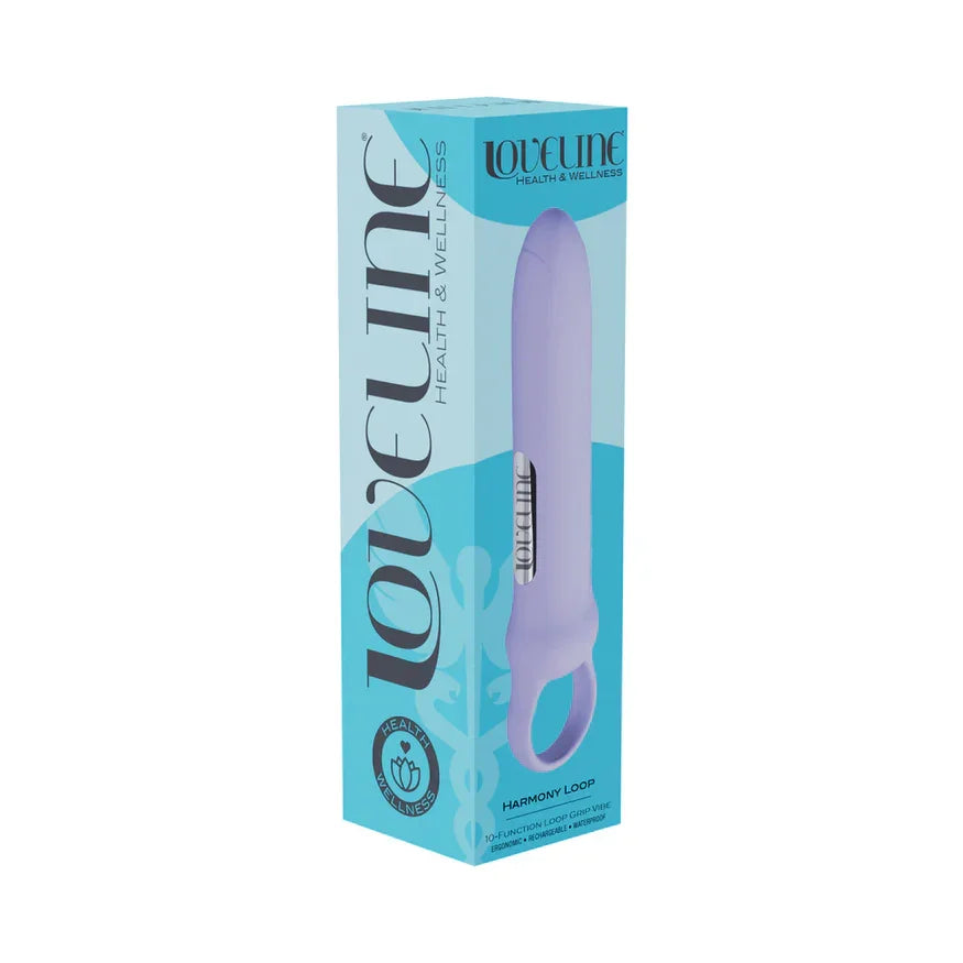 Loveline Harmony Loop Grip 10 Function Rechargeable Silicone Vibrator