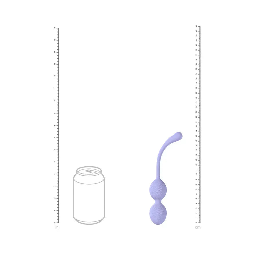 Loveline PelviFit Beads 10 Function Vibrating Rechargeable Silicone Kegel Vibe with Remote Control