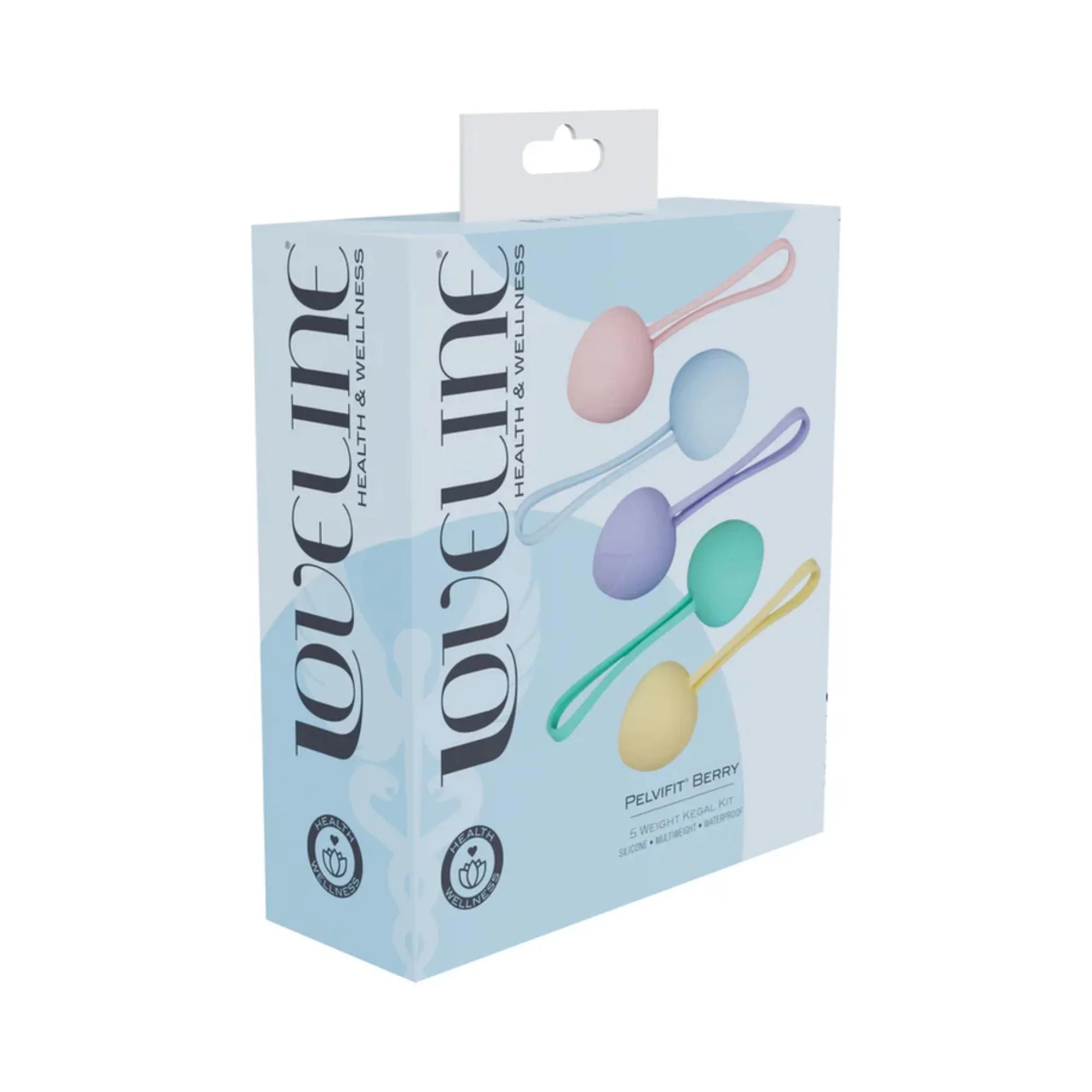LoveLine PelviFit Berry Kegel Kit Multiweight Waterproof