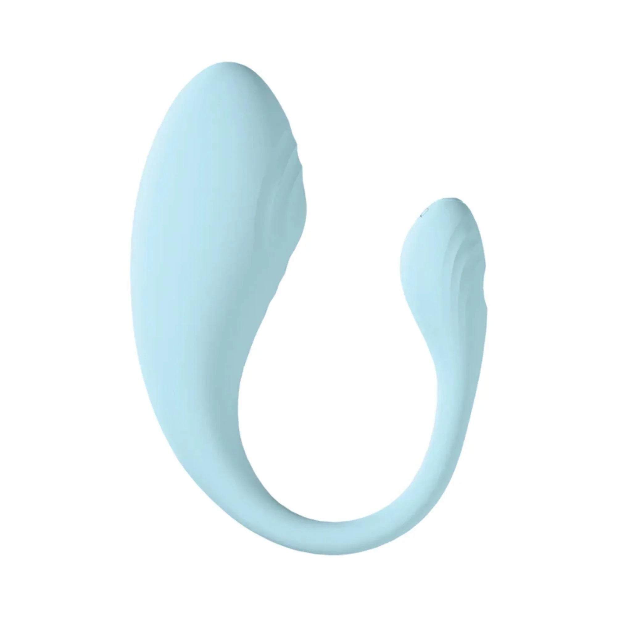 Loveline Wave C-Shape Vibe 10 Function Silicone Rechargeable Vibrator with Remote Control