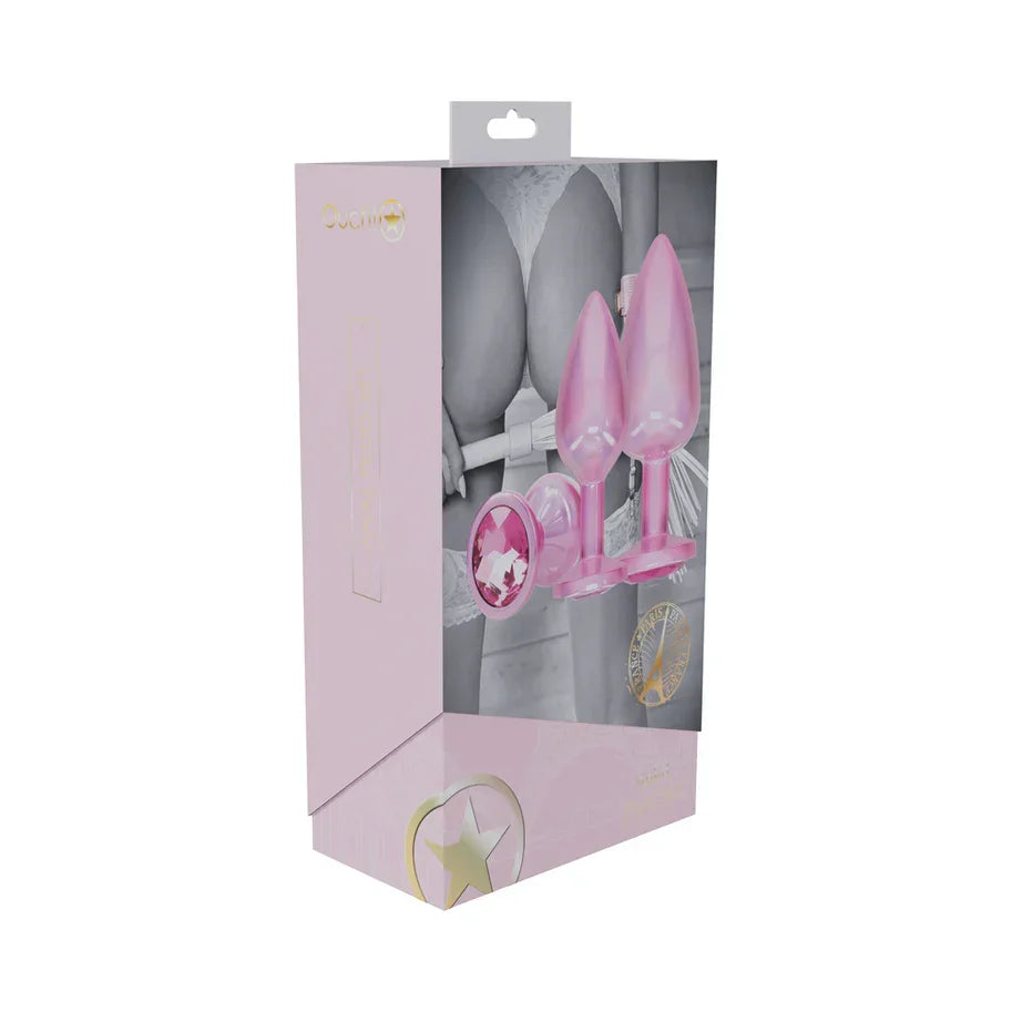 Ouch! International Paris Collection Metal Anal Plug Set Ouch! International Paris Collection Metal Anal Plug Set