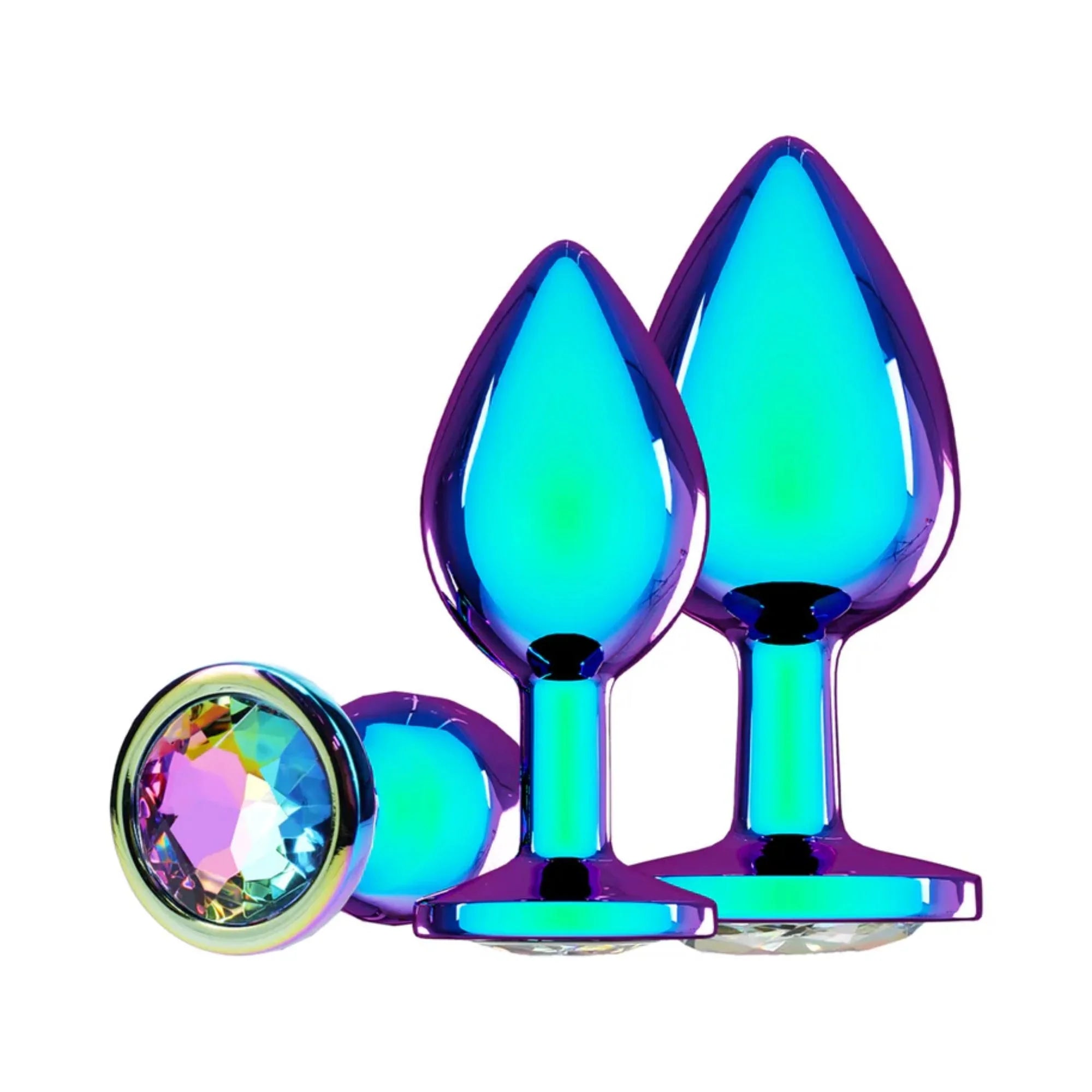 Ouch! International Venice Collection Metal Anal Plug Set