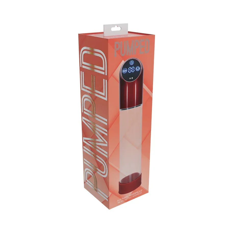 Pumped Automatic Waterproof Rechargeable Silicone Penis Pump