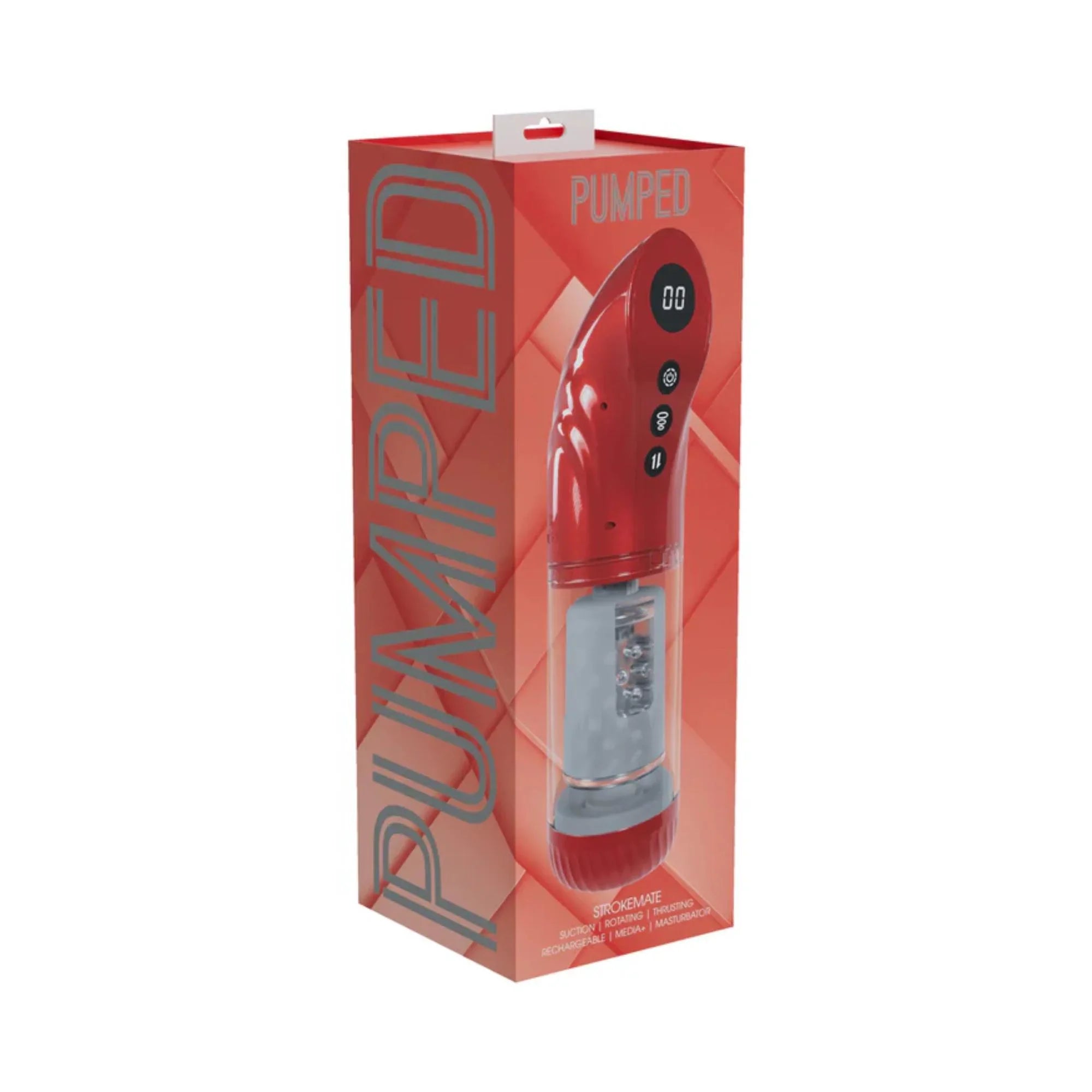 Pumped StrokeMate Multi-Function Rechargeable Masturbator