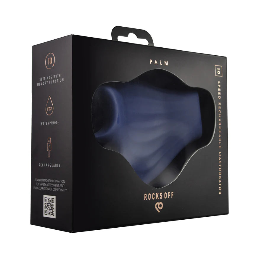 Rocks-Off Palm Vibrating Masturbator – Flexible Handheld Pleasure
