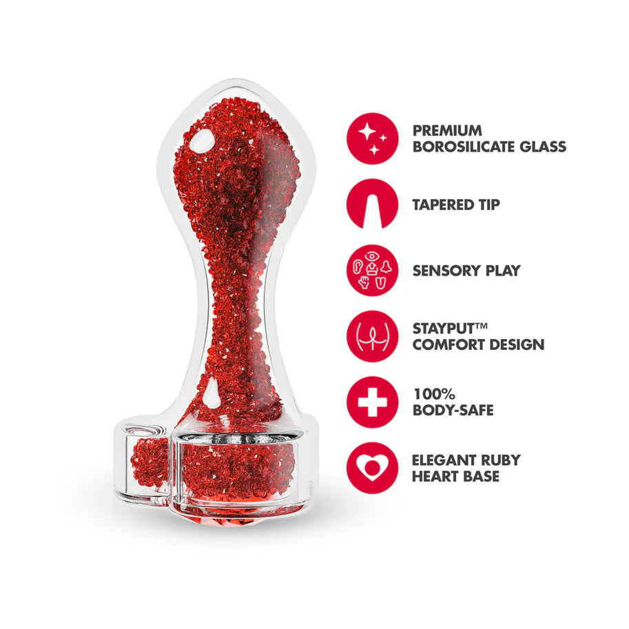 Oh My Gem Lustre Glass Anal Plug