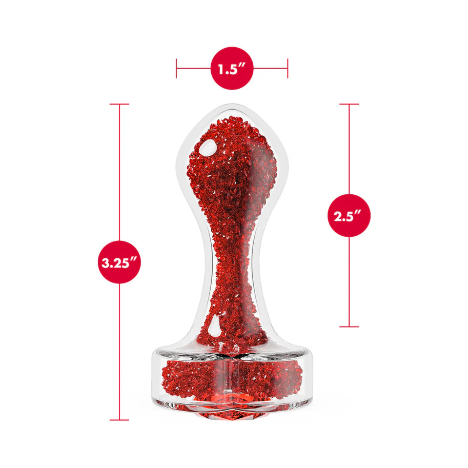 Oh My Gem Lustre Glass Anal Plug