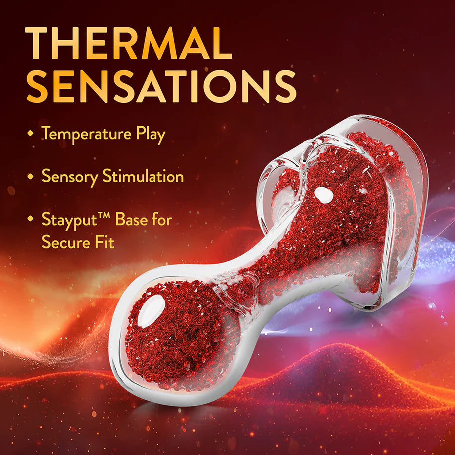 Oh My Gem Lustre Glass Anal Plug