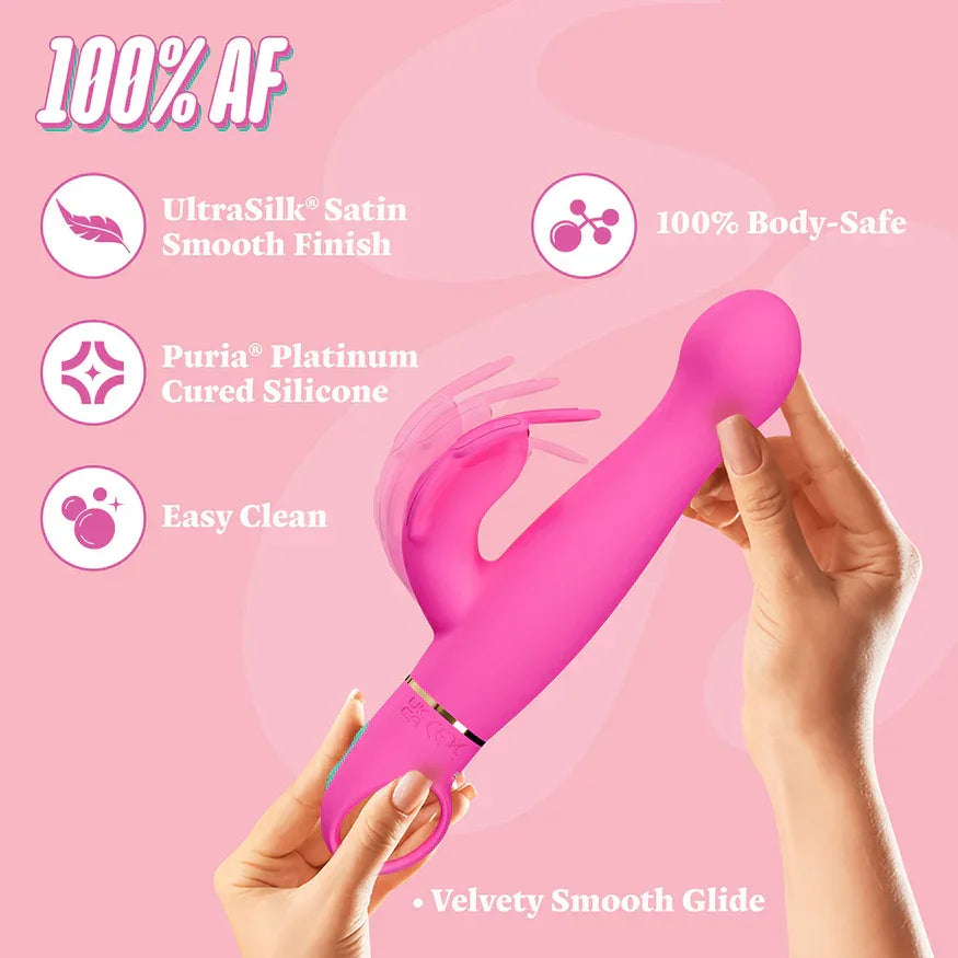 Aria Naughty AF Rechargeable Silicone Vibe