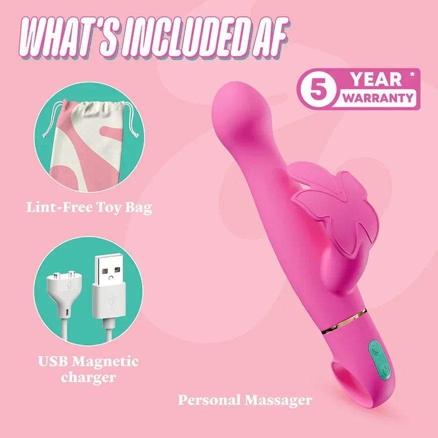 Aria Naughty AF Rechargeable Silicone Vibe