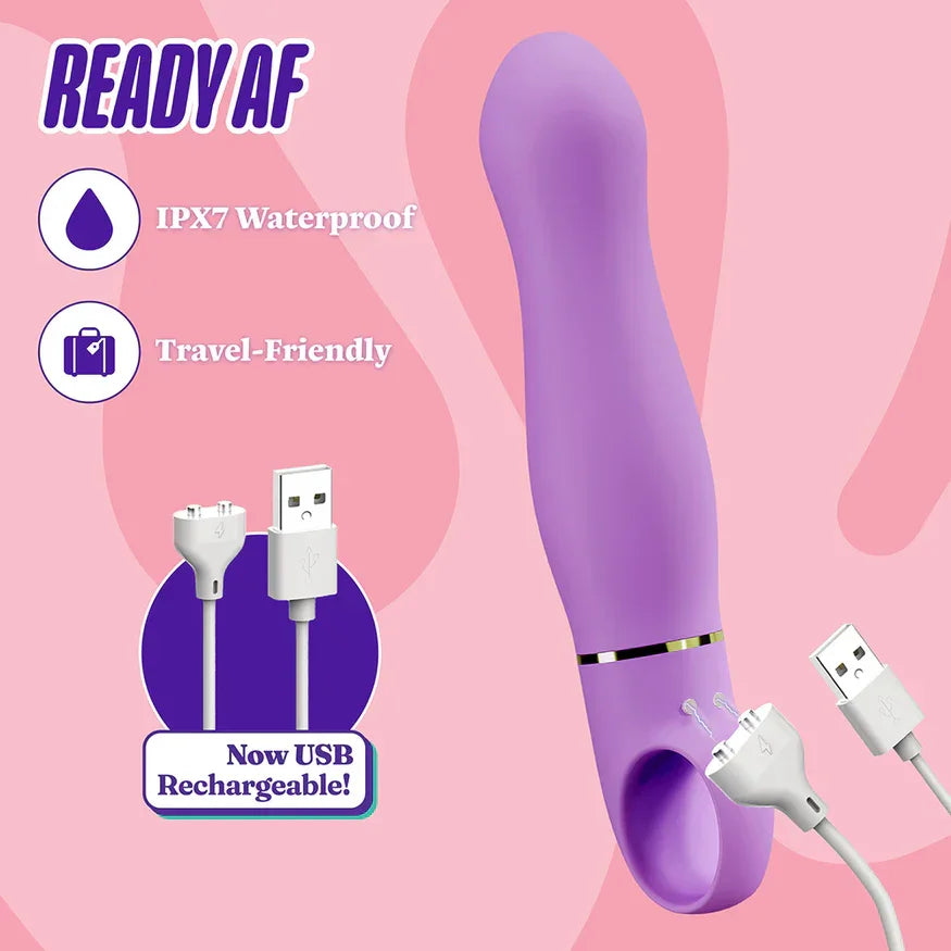 Aria Exciting AF Silicone Rechargeable Vibrator