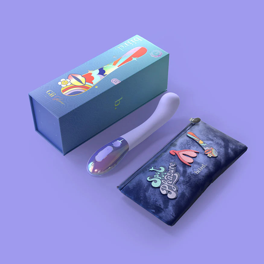Biird Gii Glow Curved Silicone Vibrator