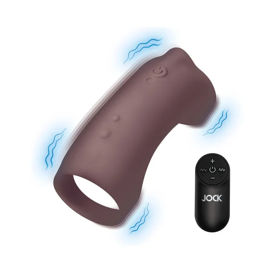 JOCK Vibrating Silicone Penis Sleeve JOCK Vibrating Silicone Penis Sleeve