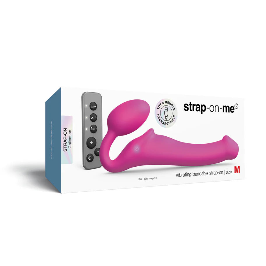 Strap-On-Me Vibrating Bendable Strap-On