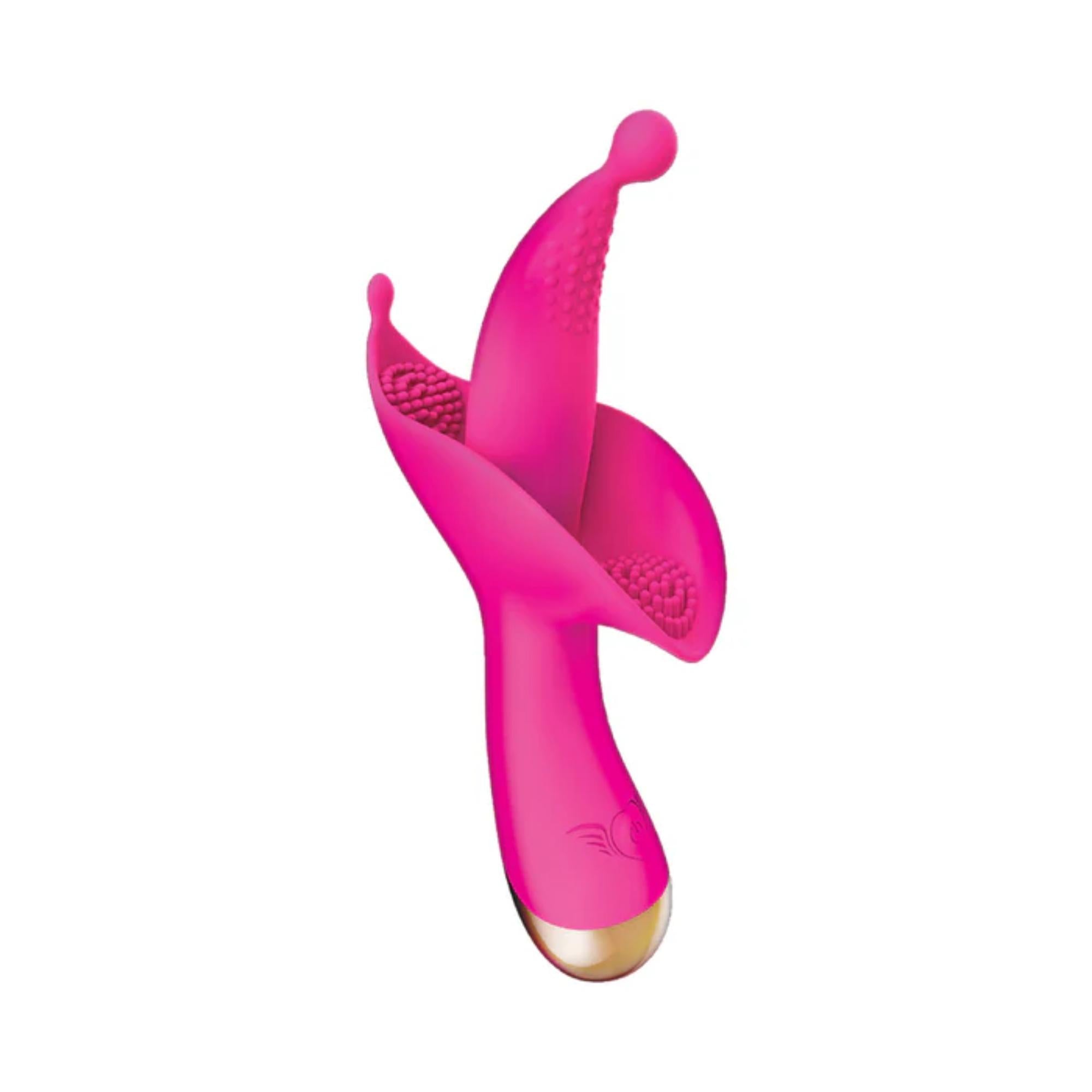 The Royal Flower Bud Heat-Up Rechargeable Silicone Warming Clitoral Stimulator