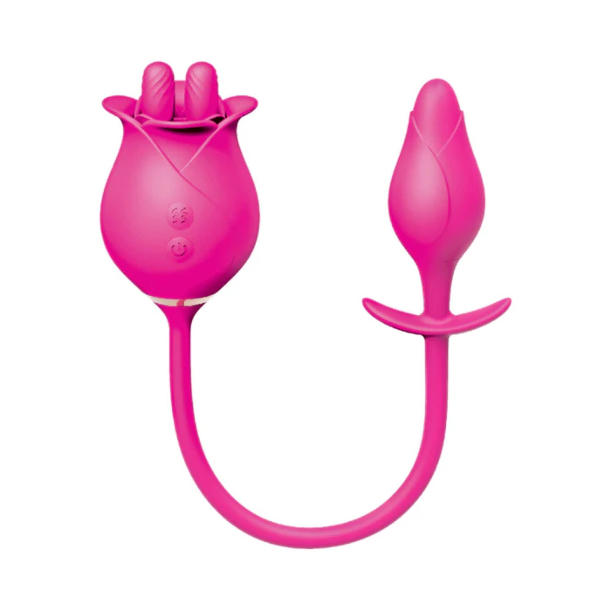 The Royale Dual Massager Silicone Rechargeable Vibrator