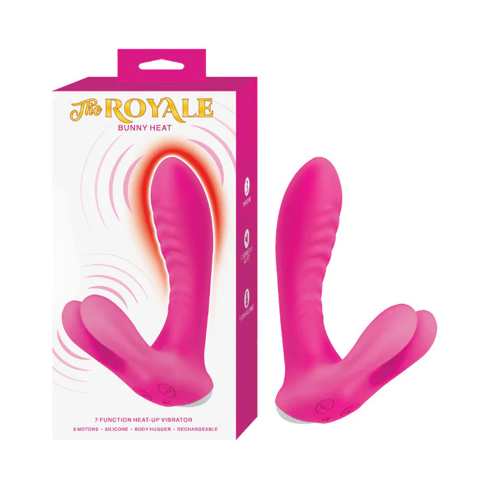 The Royal Bunny Heat Rechargeable Silicone Warming G-Spot Vibrator