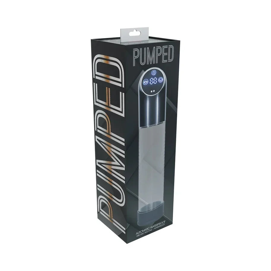 Pumped Automatic Waterproof Rechargeable Silicone Penis Pump