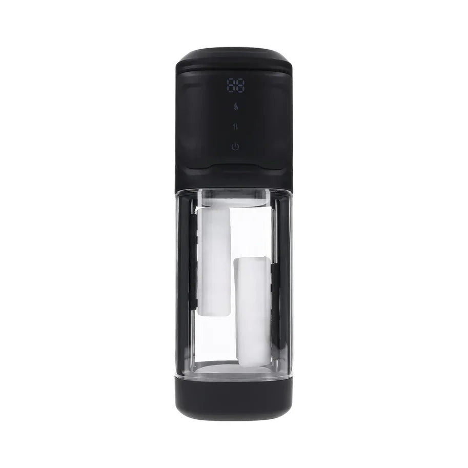 Playboy Side Piece Rechargeable Silicone Warming Sliding Stroker