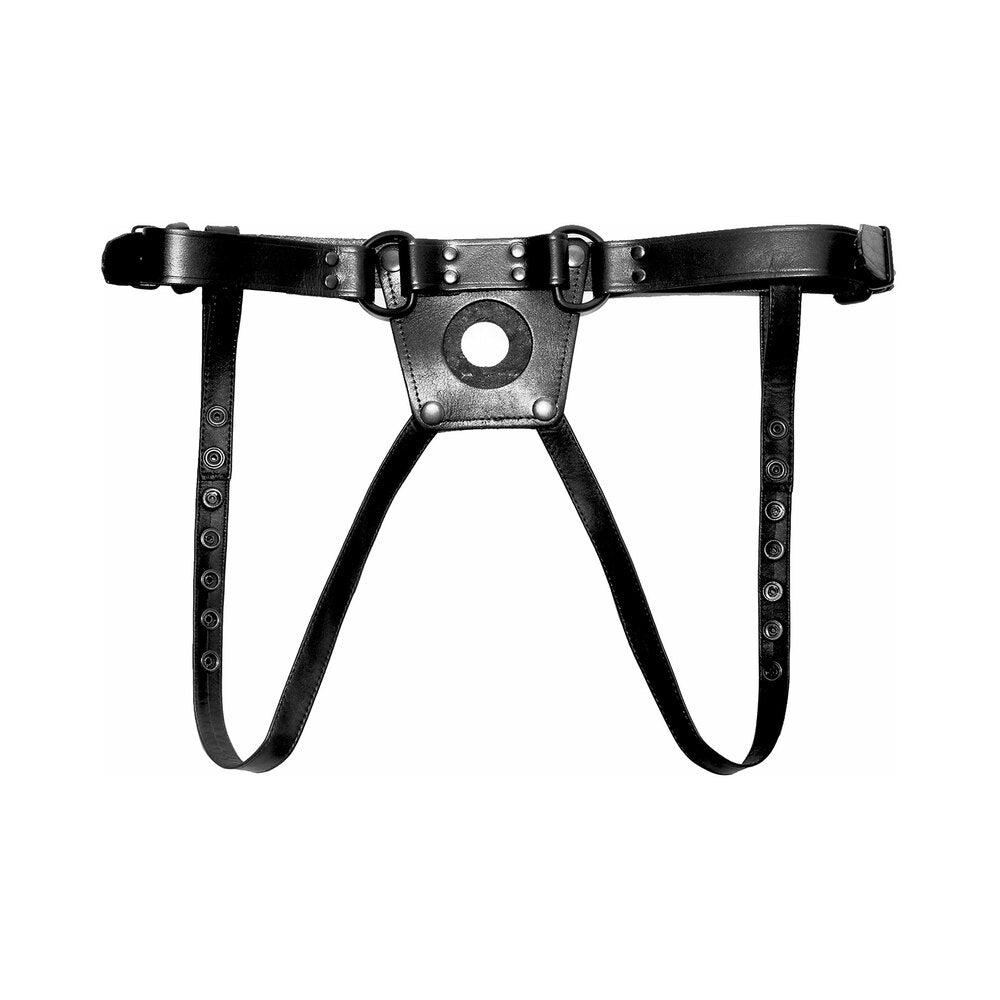 Prowler RED Leather Dong Harness