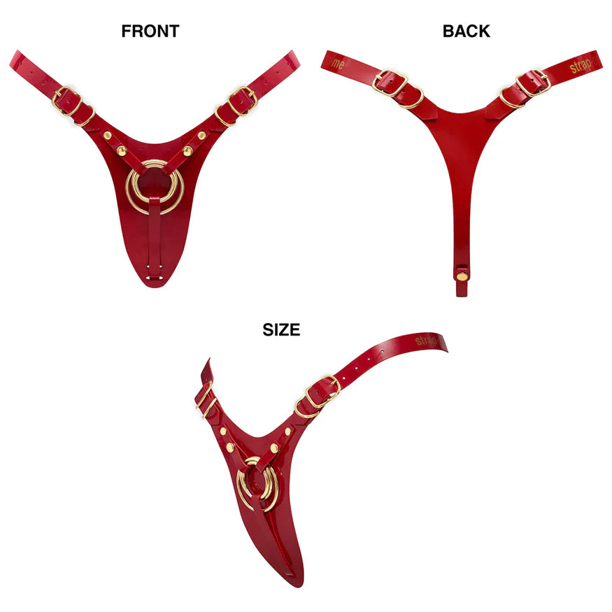 Strap-On-Me Leatherette Harness Fabulous One Size