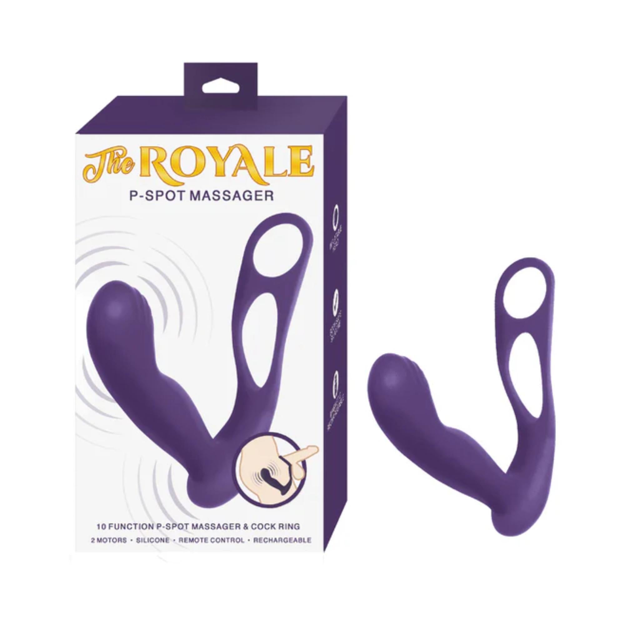 Nasstoys The Royal P-Spot Massager – Rechargeable Dual-Motor Prostate Stimulator with Remote