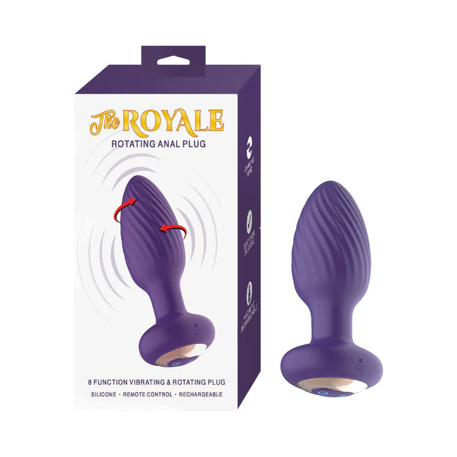Nasstoys The Royal Rotating Anal Plug – Rechargeable Silicone Plug with Remote Control