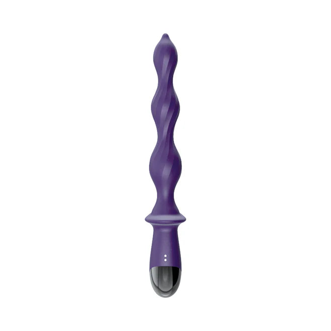 Nasstoys Ass-Sation Deep Dive Contoured Wand – Rechargeable 10-Mode Silicone Anal Vibrator