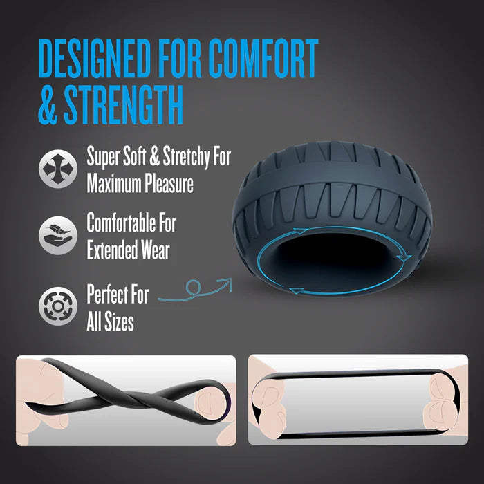 Performance Plus Traction Silicone Cock Ring