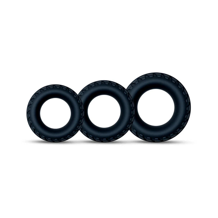 Performance Plus Drift Silicone Cock Rings (3 Piece Set)