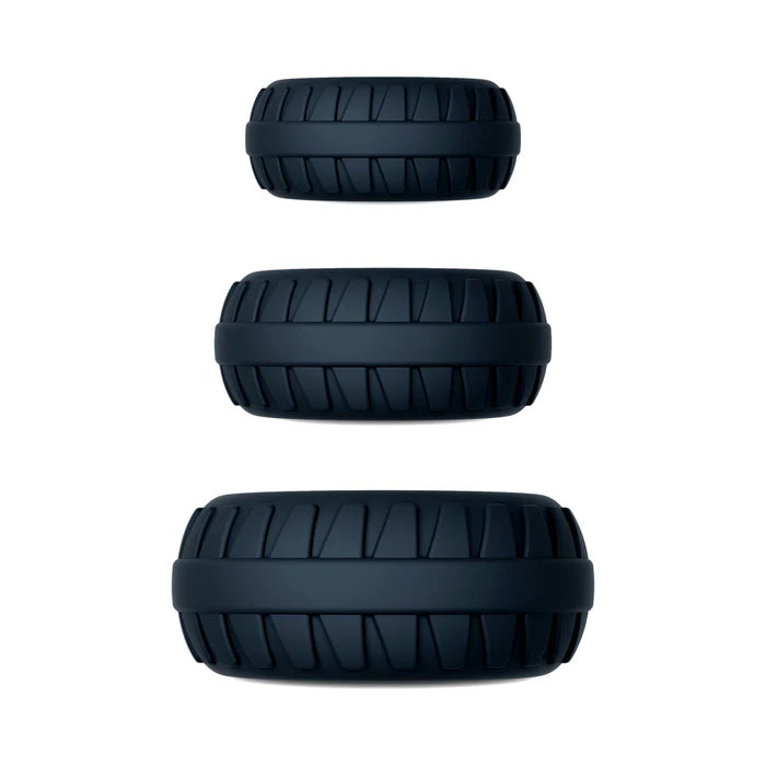 Performance Plus Drift Silicone Cock Rings (3 Piece Set)