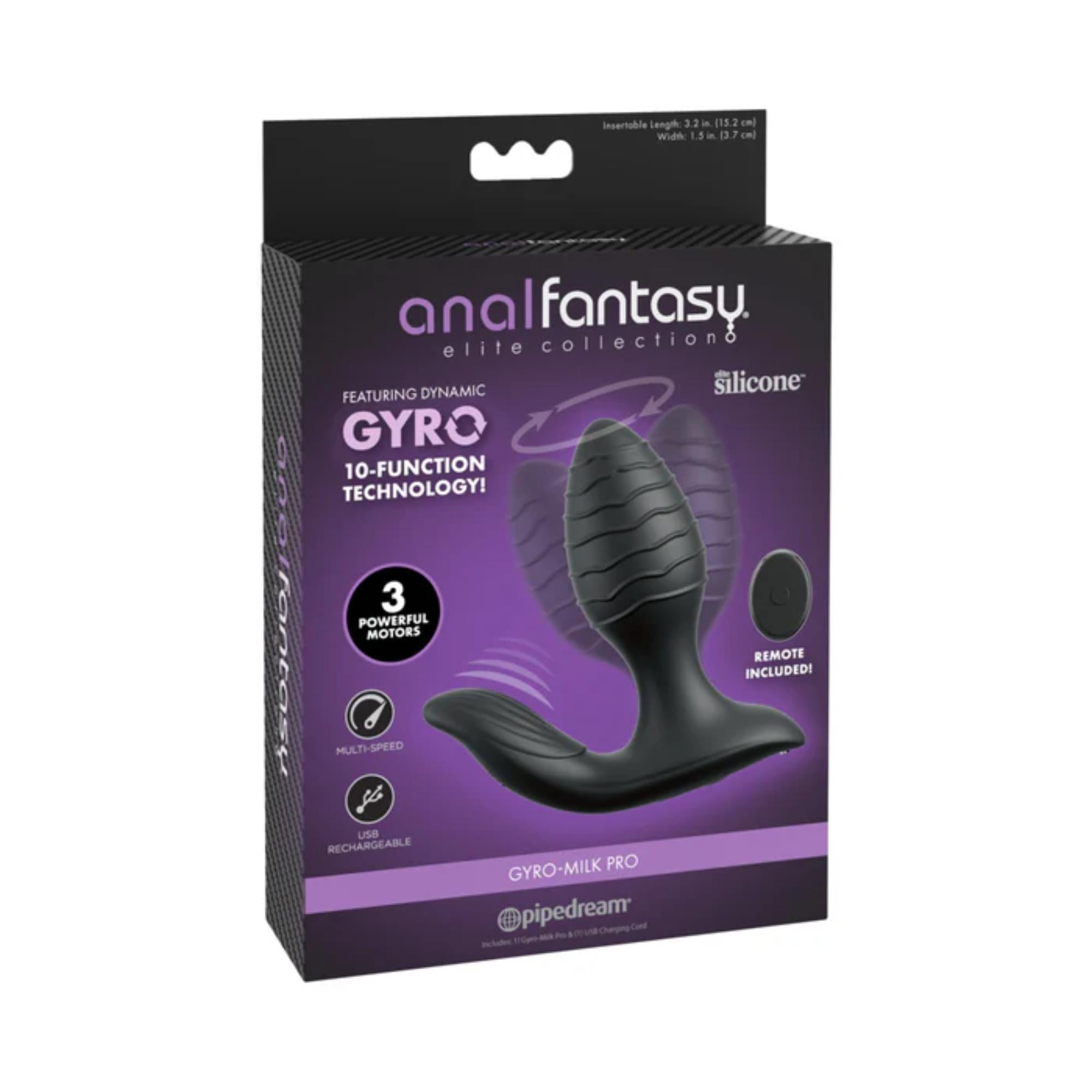 Anal Fantasy Elite Gyro-Milk Pro with Remote Control