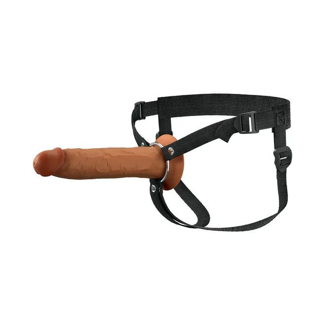 Fantasy X-Tensions Elite Silicone Hollow Strap-On 9in – Dual Density XL Dildo