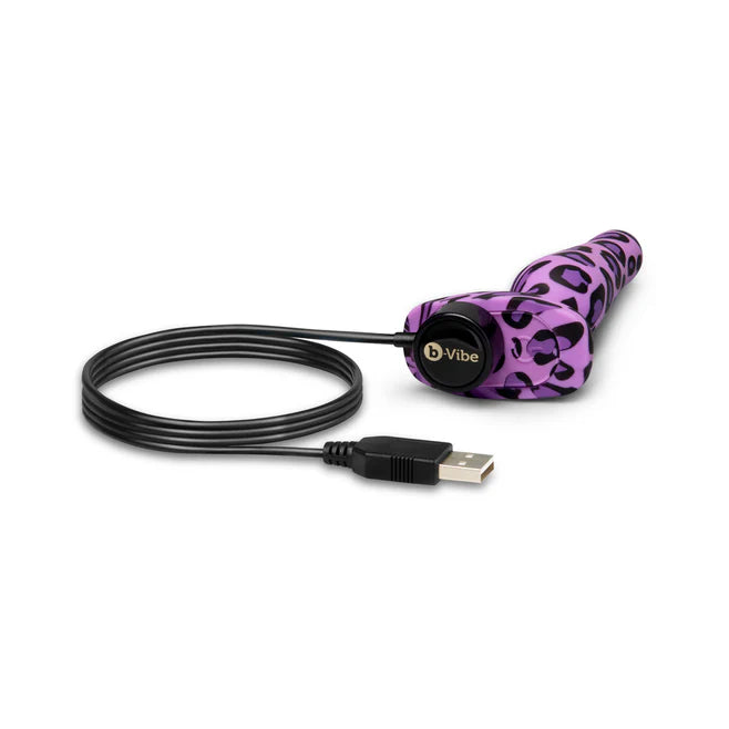 b-Vibe Novice Leopard – Beginner Vibrating Butt Plug with Remote