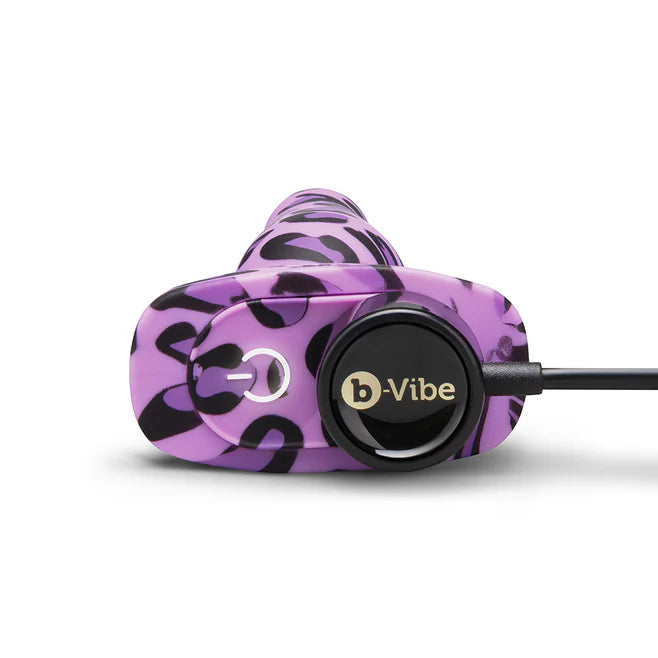 b-Vibe Novice Leopard – Beginner Vibrating Butt Plug with Remote