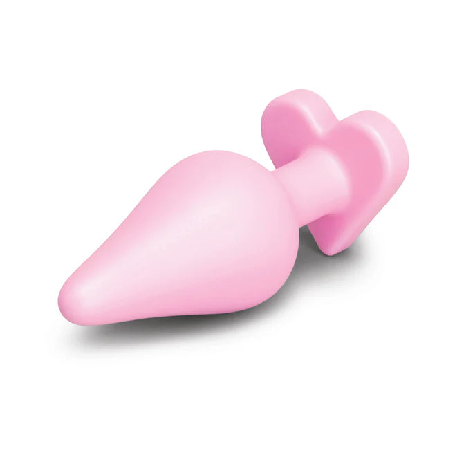 b-Vibe Butties b-Mine Heart Base Silicone Butt Plug – Beginner Anal Plug