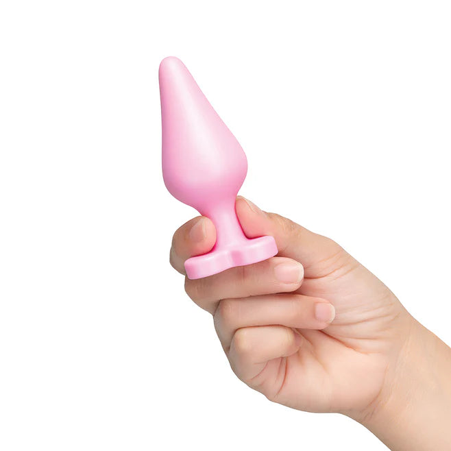b-Vibe Butties b-Mine Heart Base Silicone Butt Plug – Beginner Anal Plug