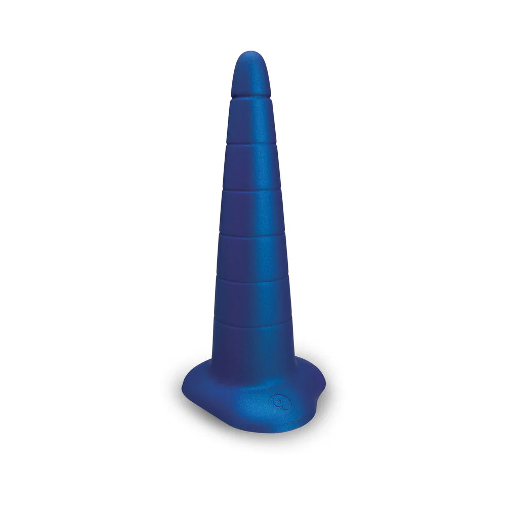 b-Vibe Anal Stretcher Training Cone – Ribbed Silicone Trainer with Suction Base