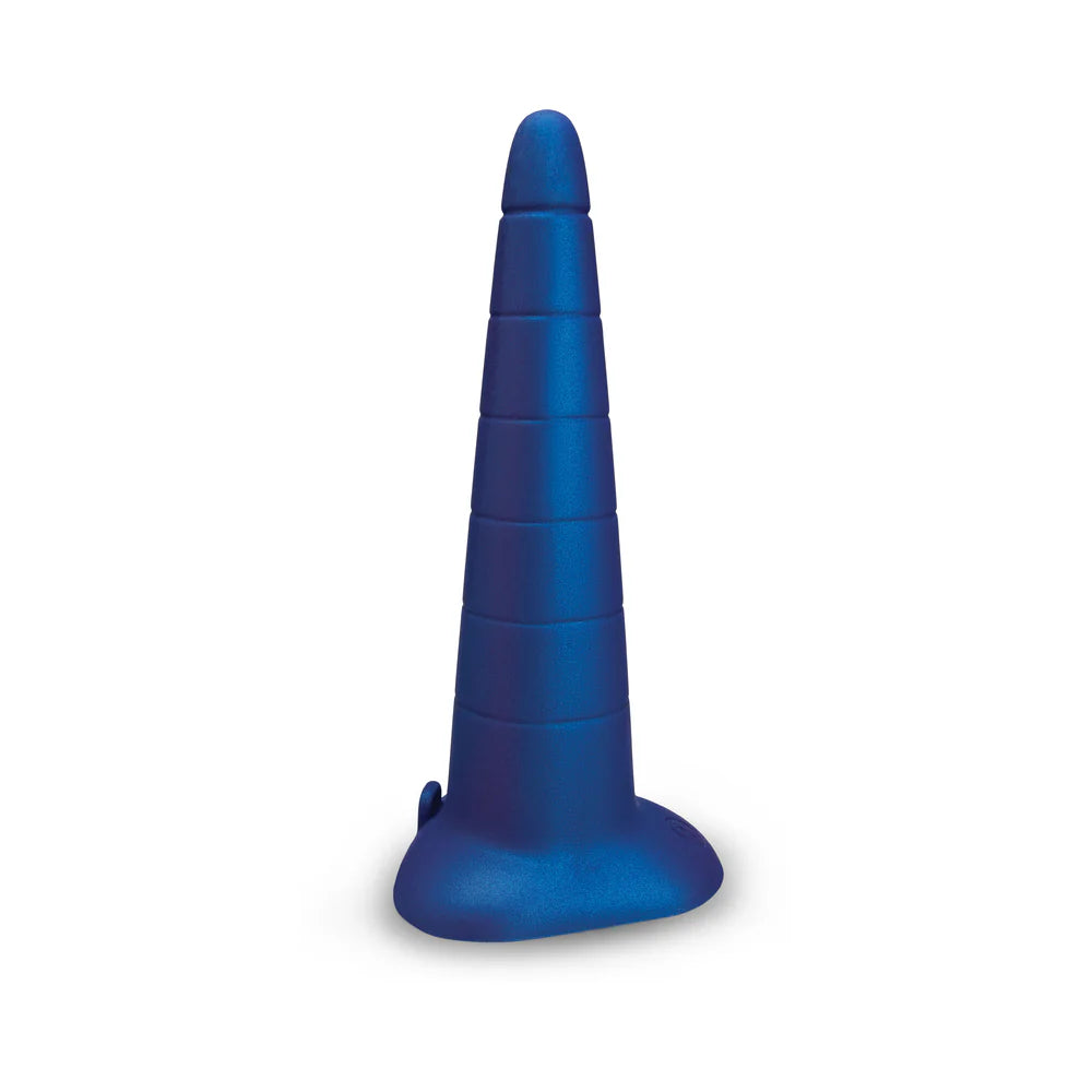 b-Vibe Anal Stretcher Training Cone – Ribbed Silicone Trainer with Suction Base