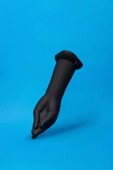 B-Vibe 10.5" Vibrating Silicone Hand Fisting Dildo – Rechargeable Suction Base Fist Toy