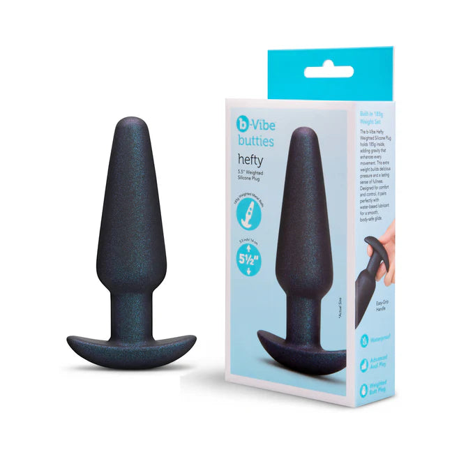 b-Vibe Butties Hefty Weighted Silicone Plug – Advanced Anal Weight Plug